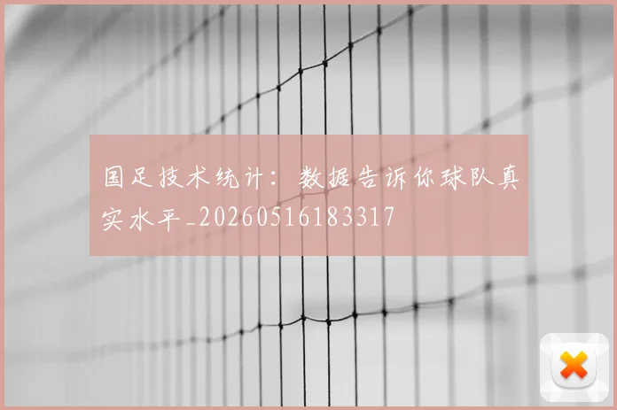 国足技术统计:数据告诉你球队真实水平_20260516183317